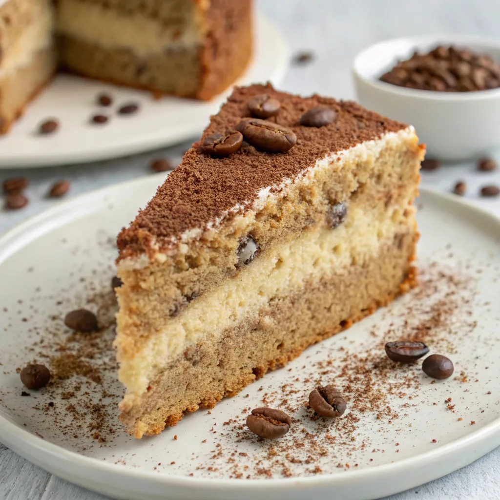 Almond Flour Coffee Yogurt Cake