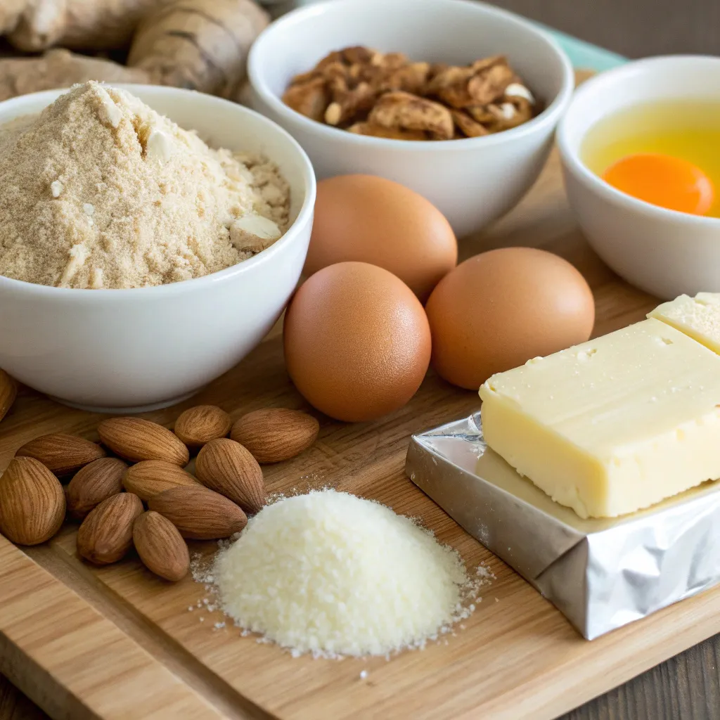 Almond Flour Ginger Cake