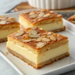 Almond Galaktoboureko Custard Slices