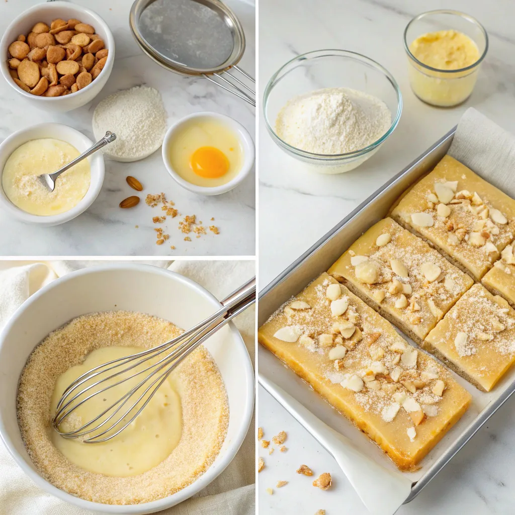 Almond Galaktoboureko Custard Slices