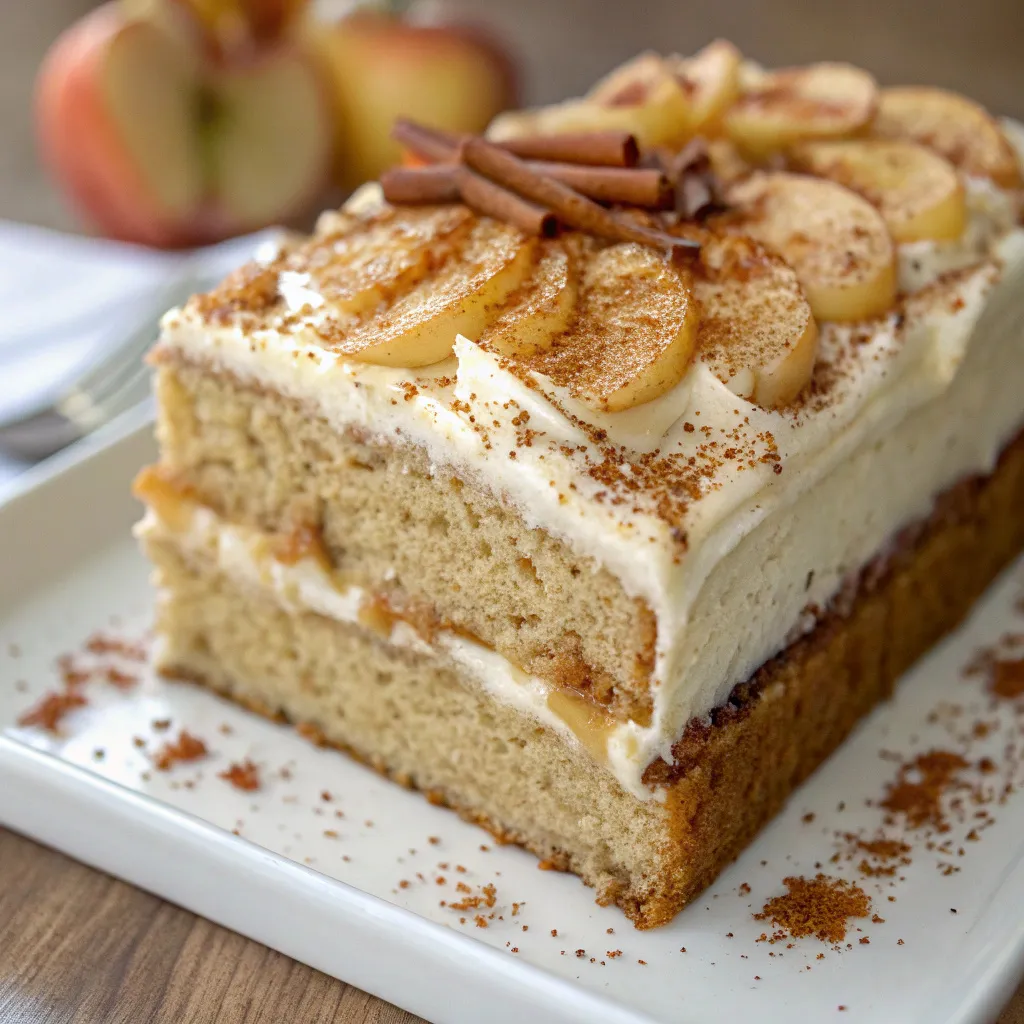 Apple Cream Cake Delight