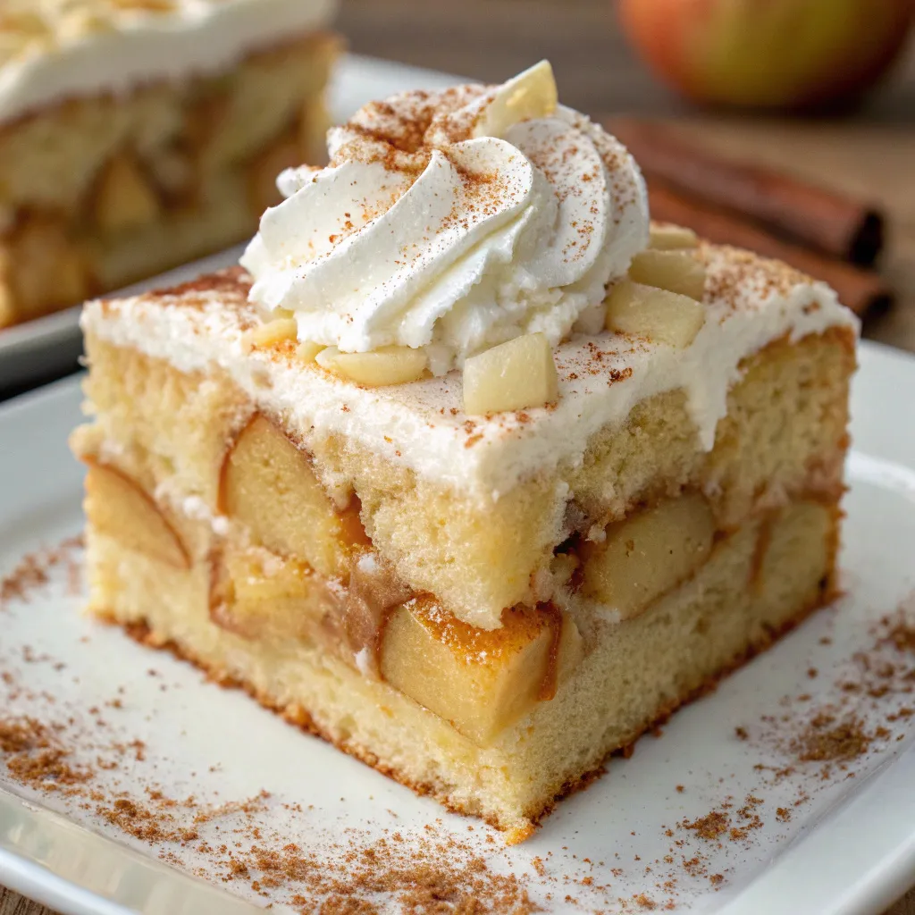Apple Cream Cake Delight