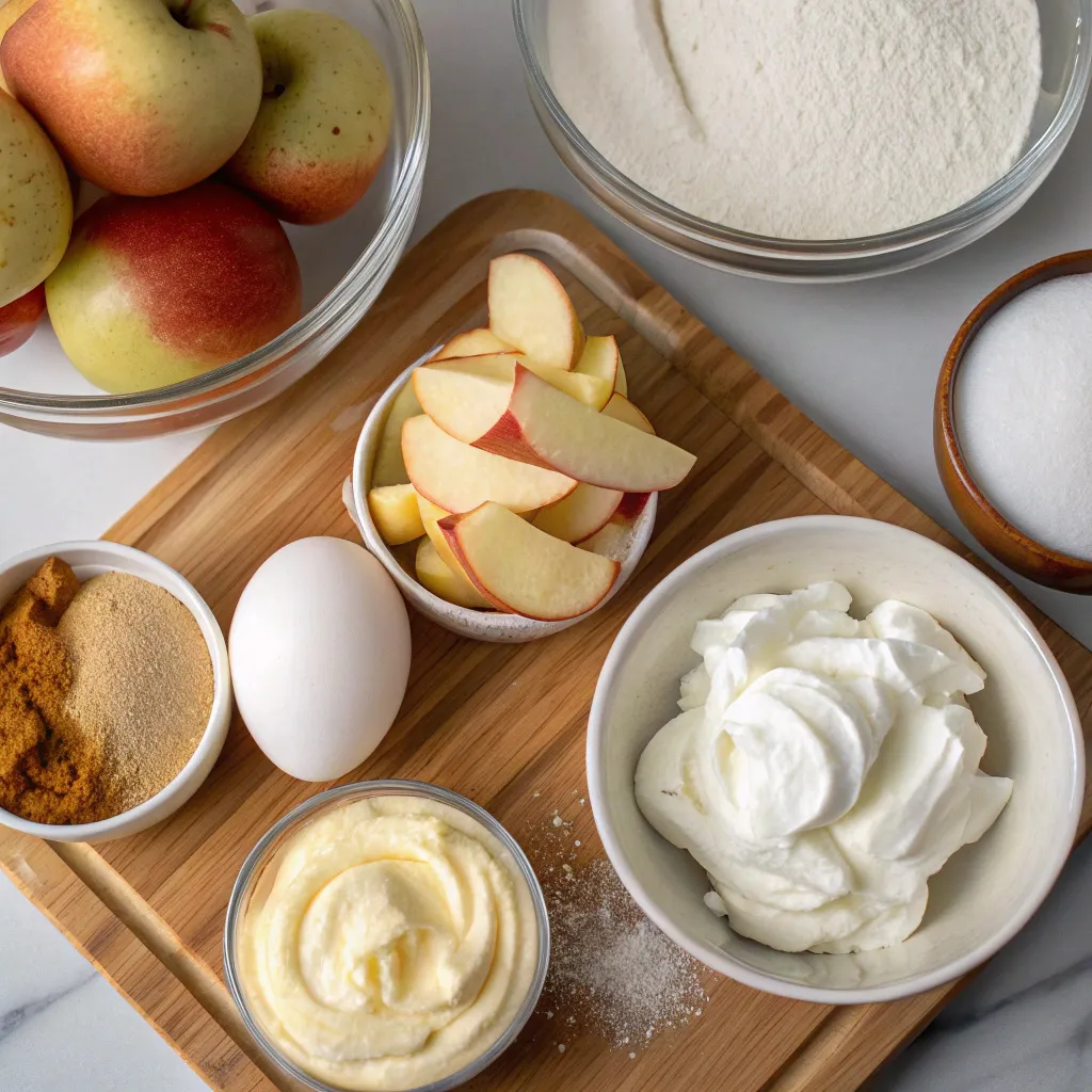 Apple Cream Cake Delight