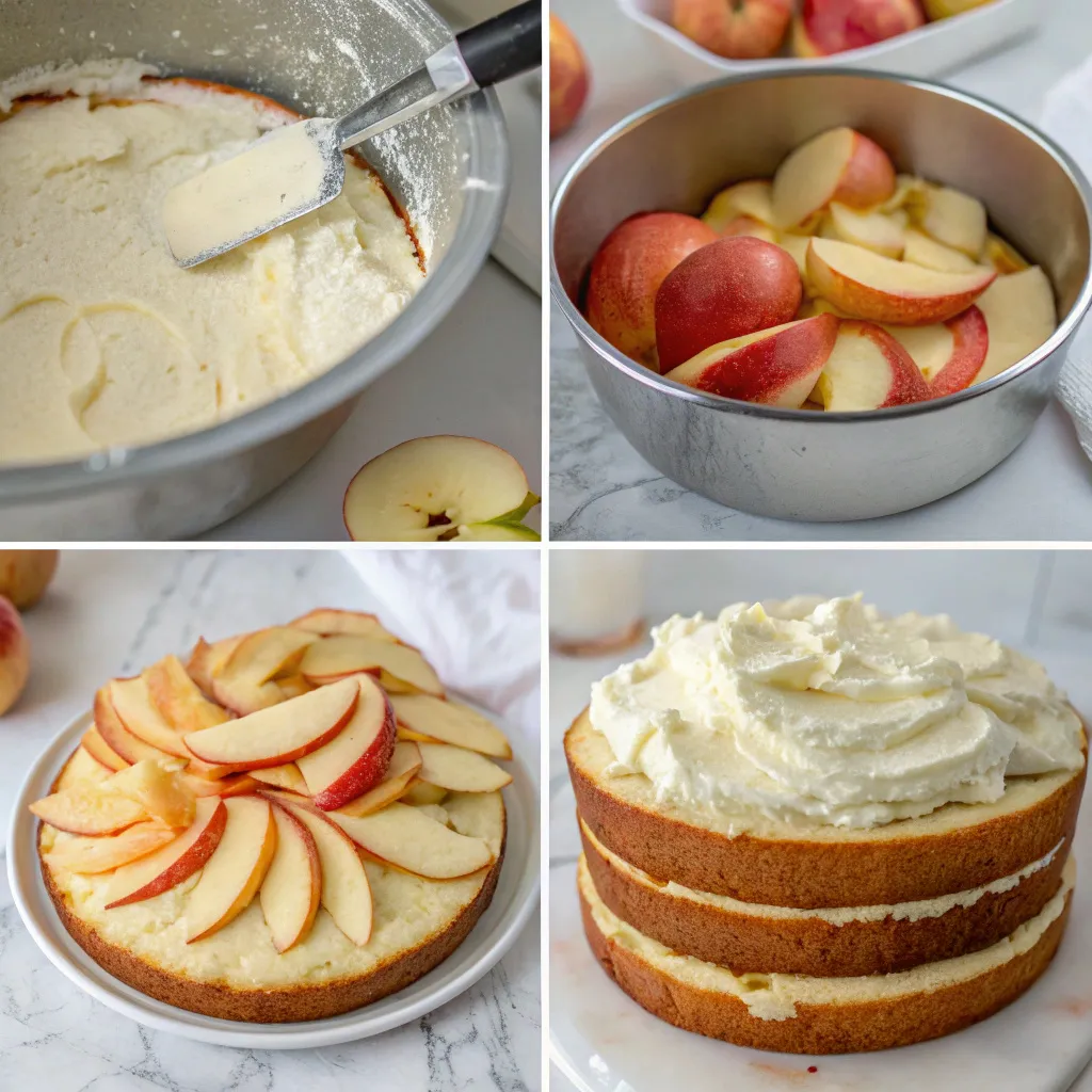 Apple Cream Cake Delight