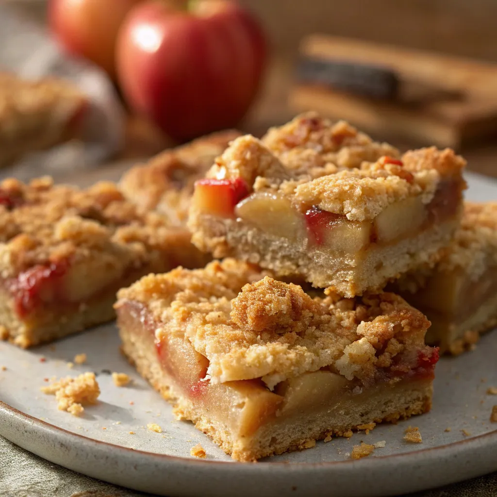 Apple Crumb Bars