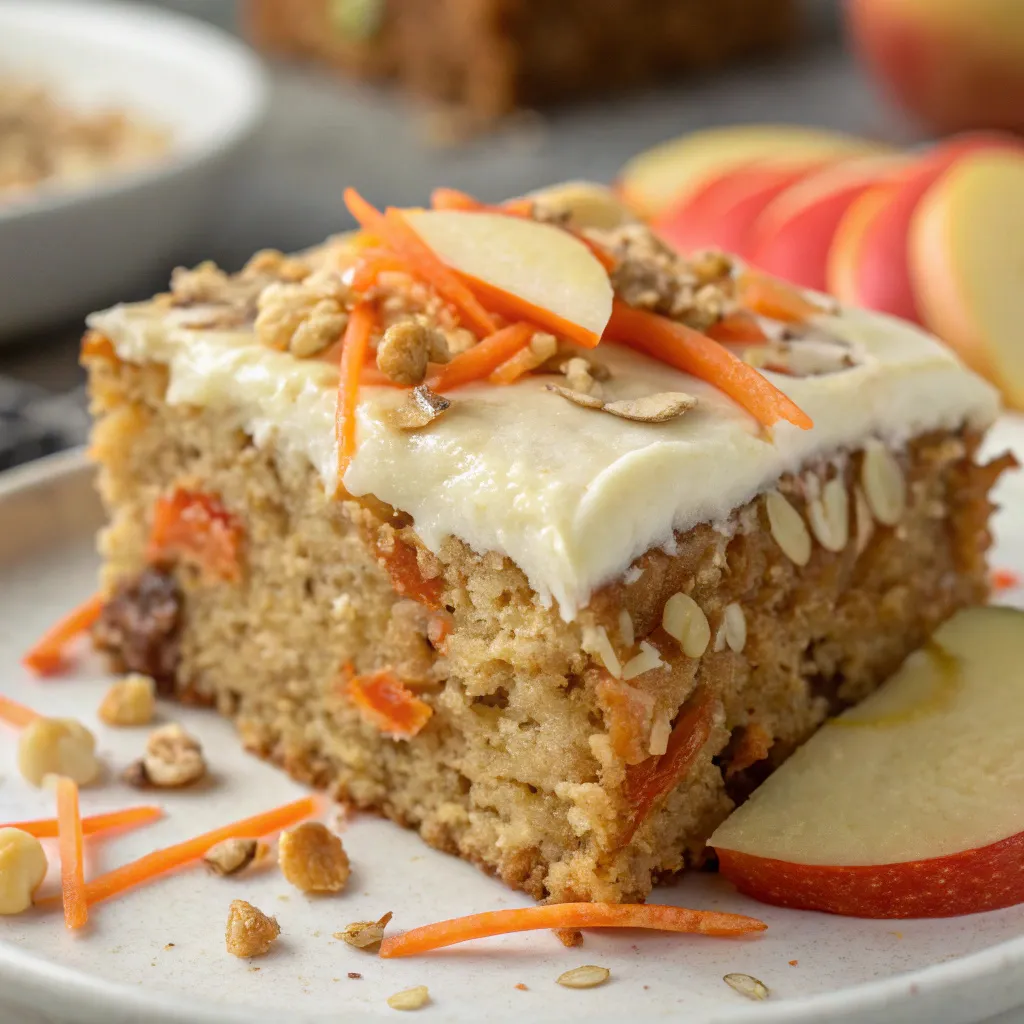 Apple, and Carrot Cake