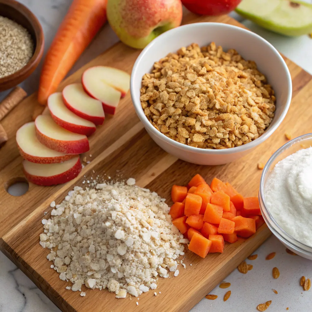 Apple, and Carrot Cake