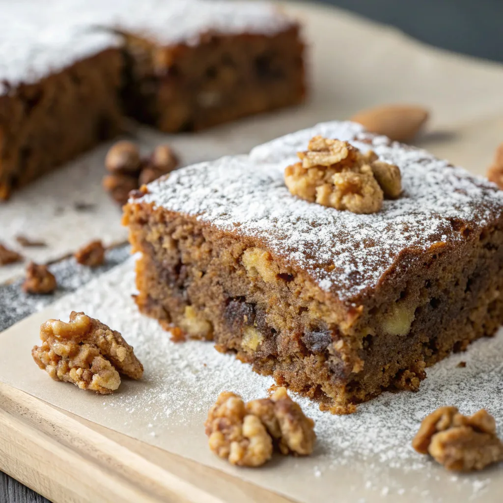 Armenian Date and Walnut Sheet Cake