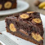 Banana Chocolate Flourless Cake