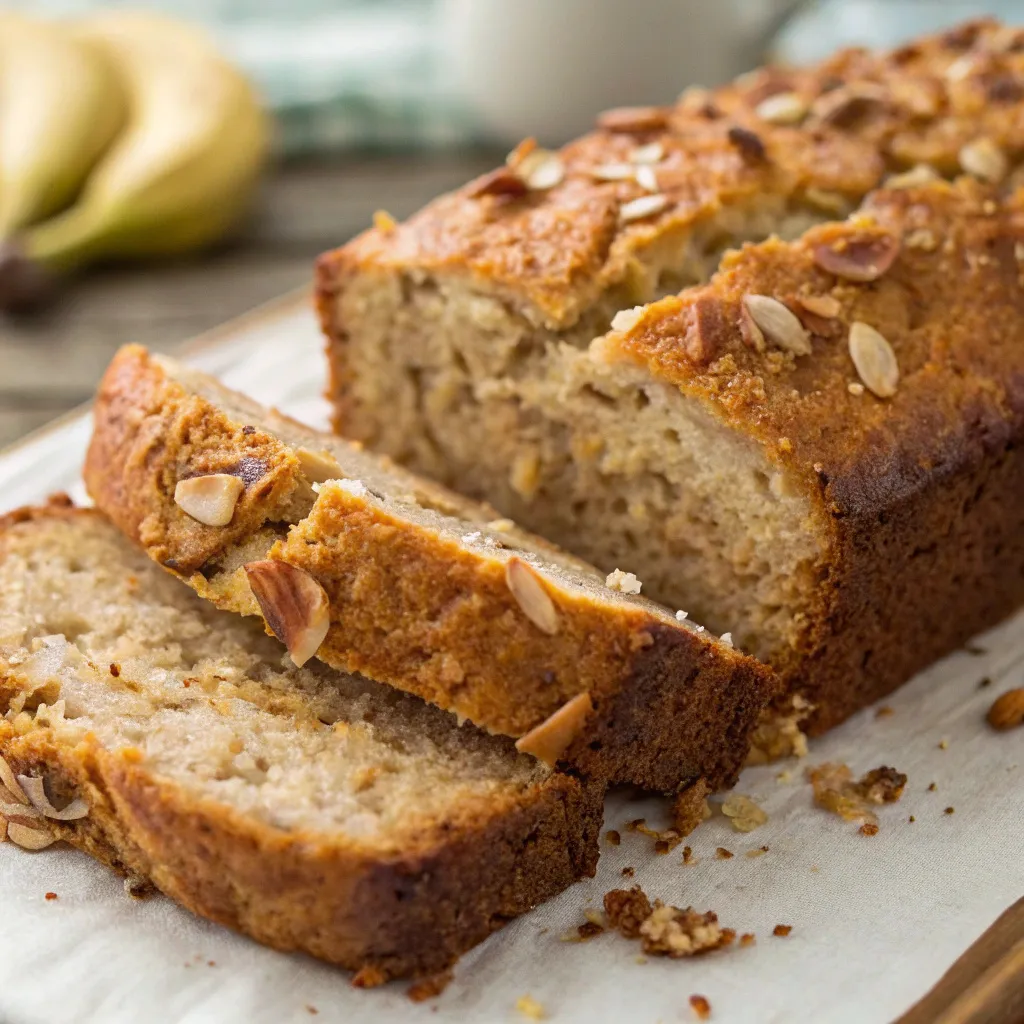 Banana, Oat & Coconut Bread