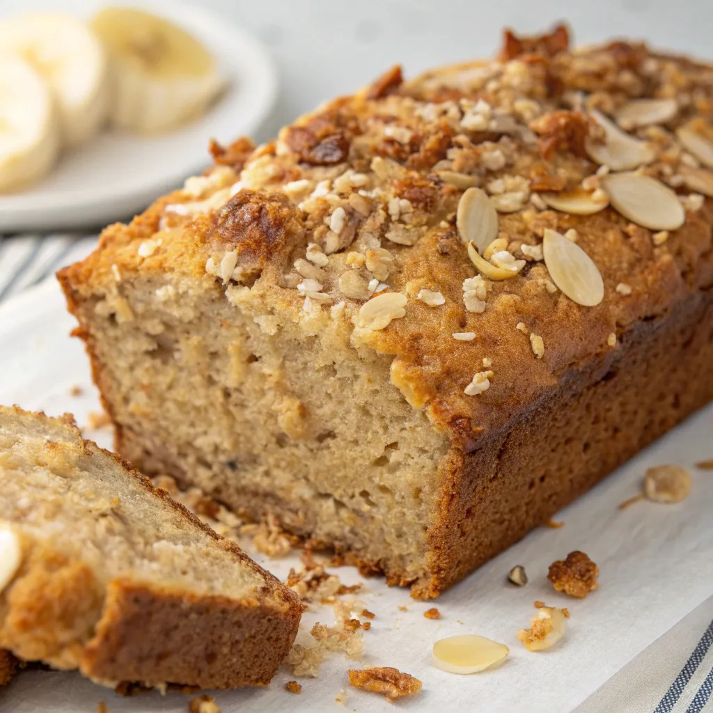 Banana, Oat & Coconut Bread