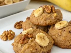 Banana Walnut Breakfast Cookies
