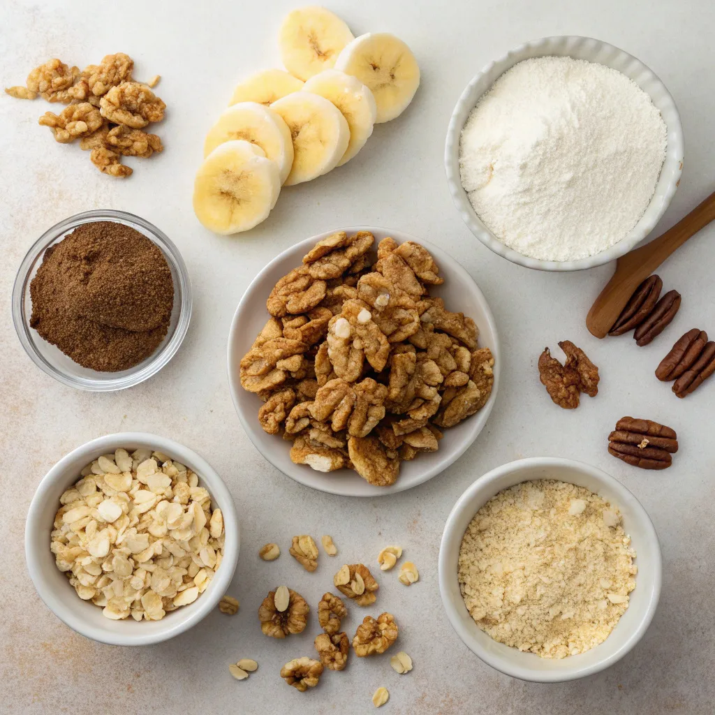 Banana Walnut Breakfast Cookies