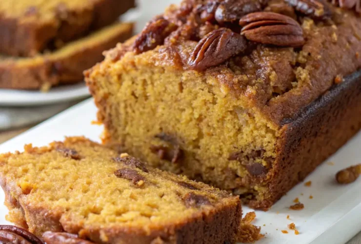 Butternut Squash Bread with Brown Sugar Pecan