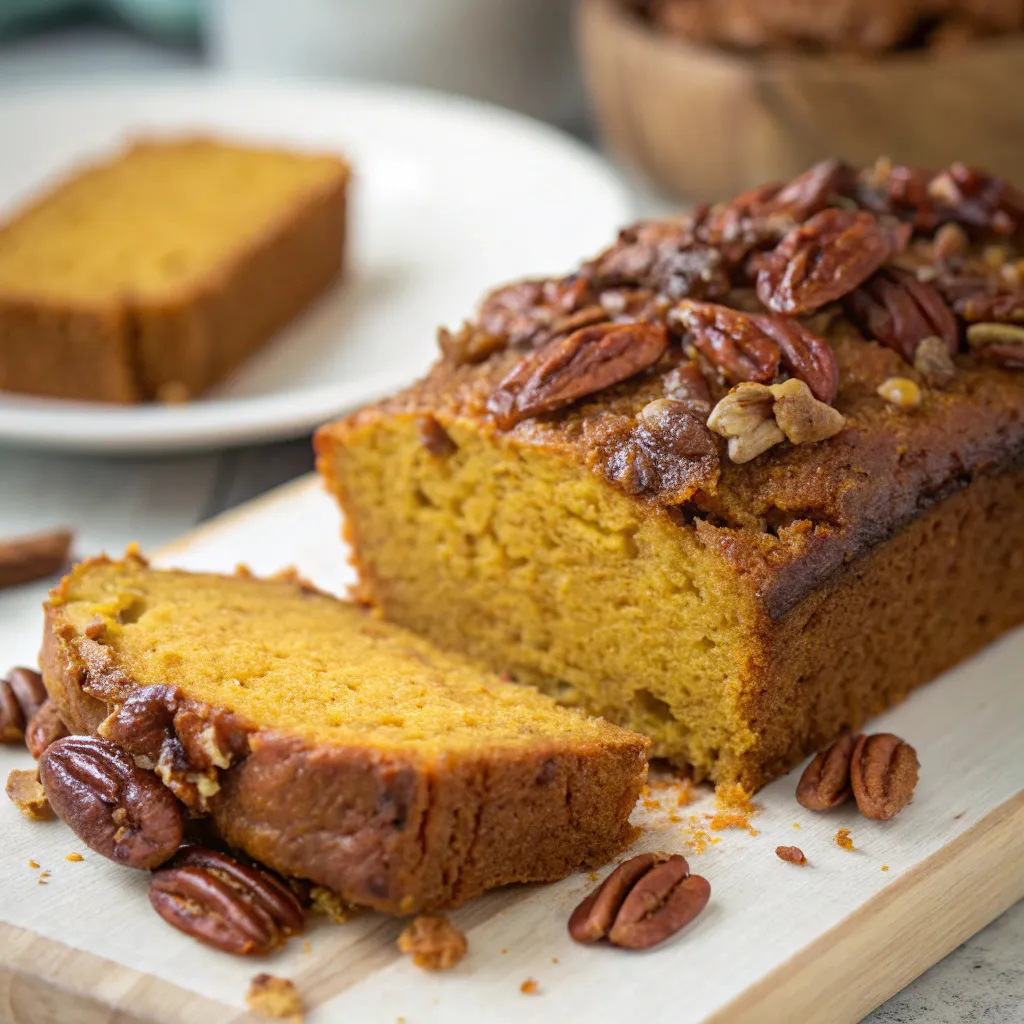 Butternut Squash Bread with Brown Sugar Pecan