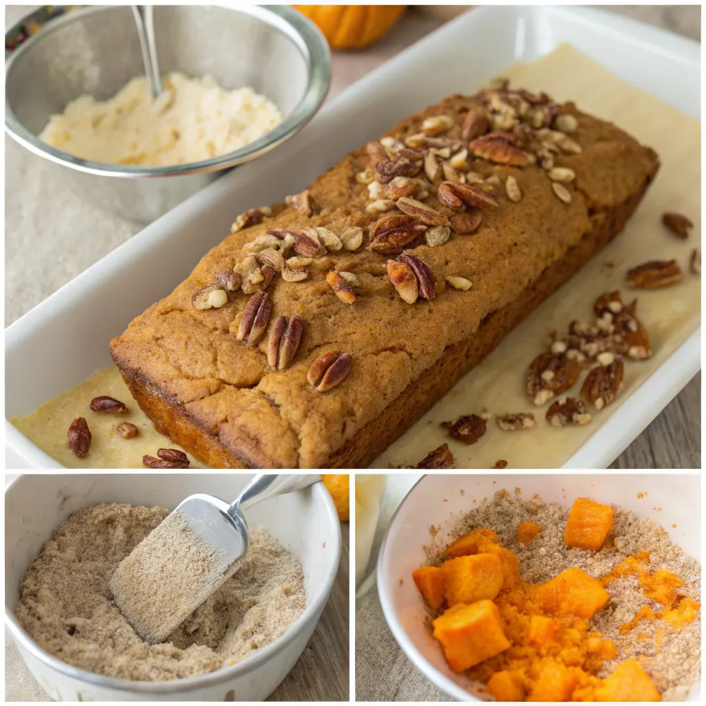 Butternut Squash Bread with Brown Sugar Pecan