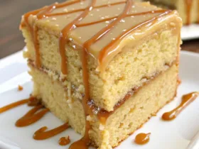 Butterscotch Cake with Caramel Frosting