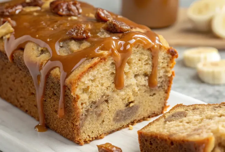 Caramel Banana Bread