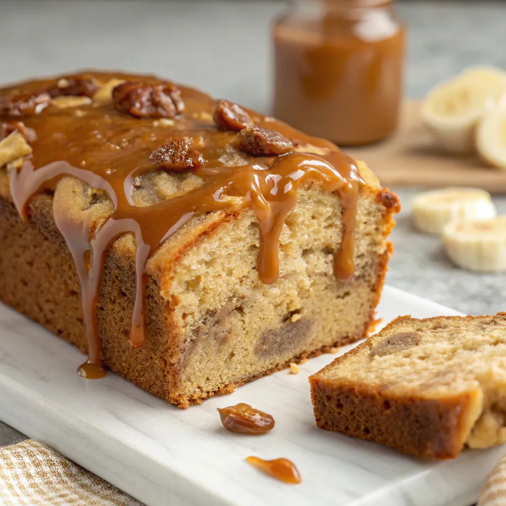 Caramel Banana Bread