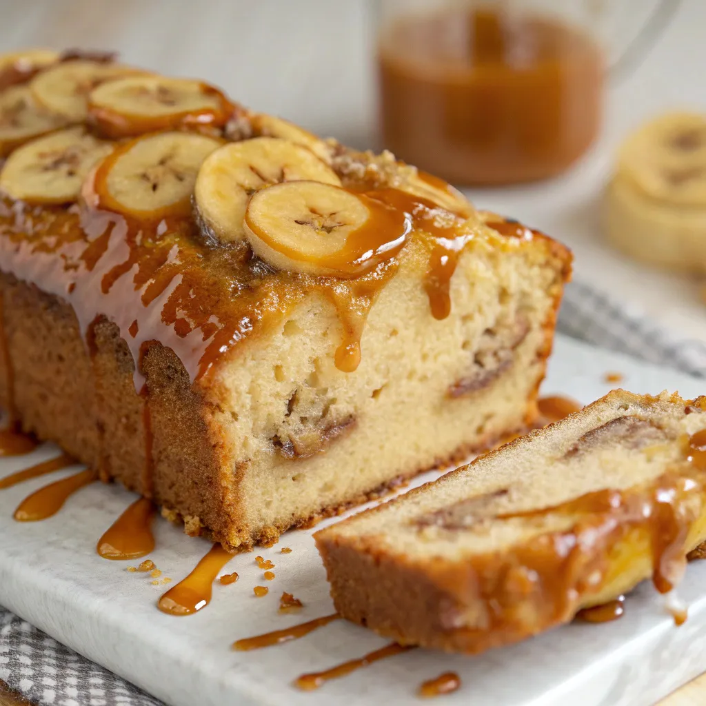 Caramel Banana Bread