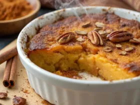 Caribbean Sweet Potato Cobbler Pudding