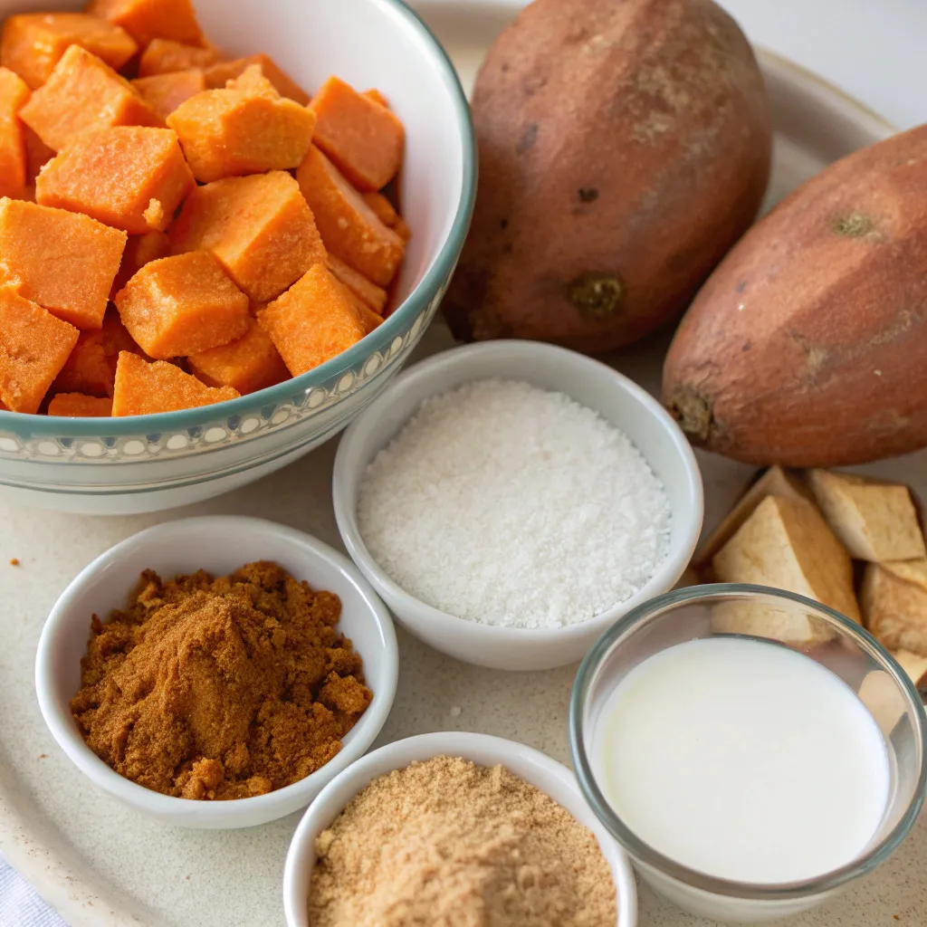 Caribbean Sweet Potato Cobbler Pudding