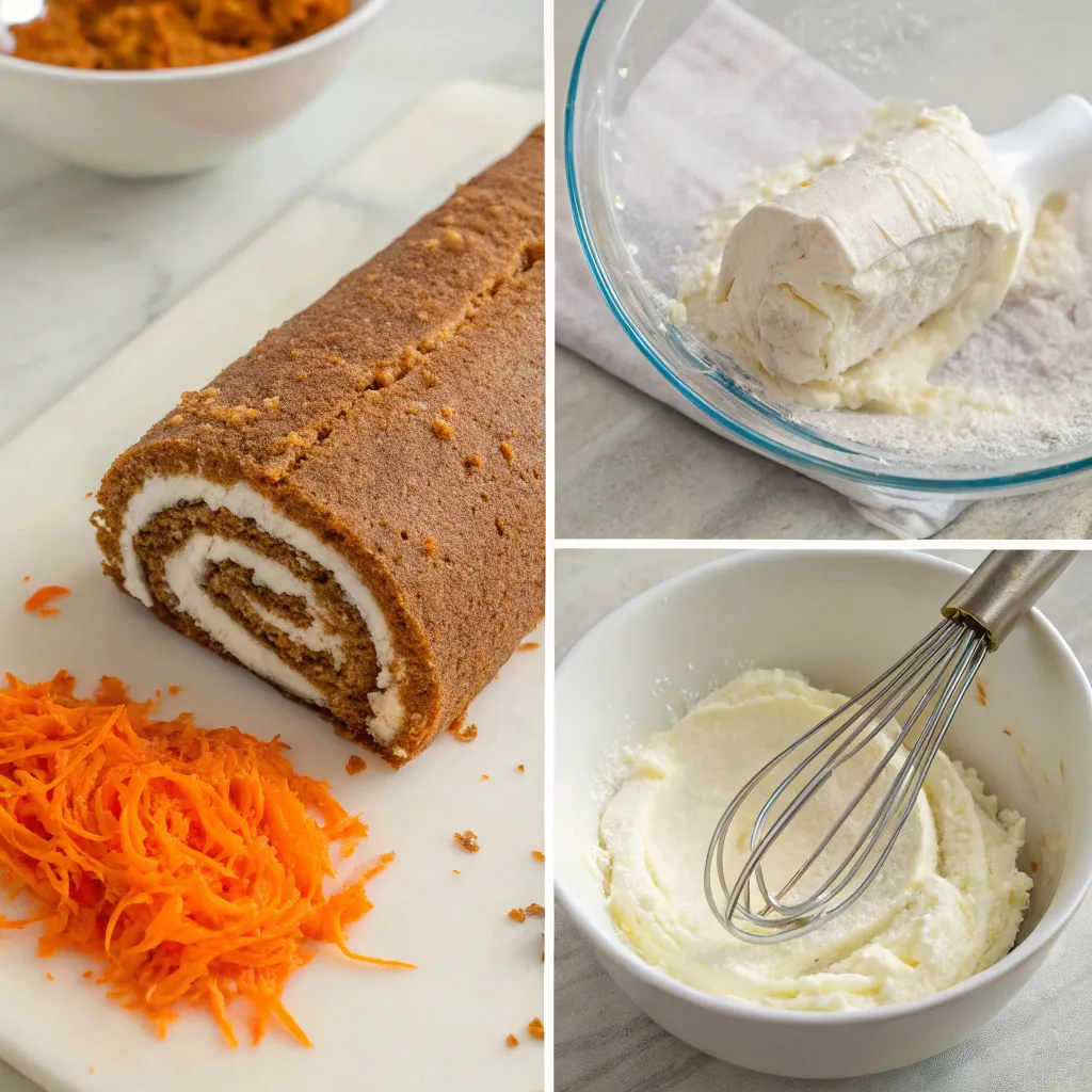 Carrot Cake Roll