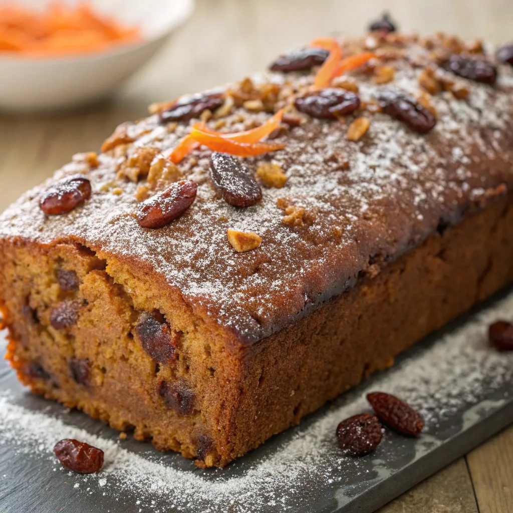 Carrot and Date Loaf