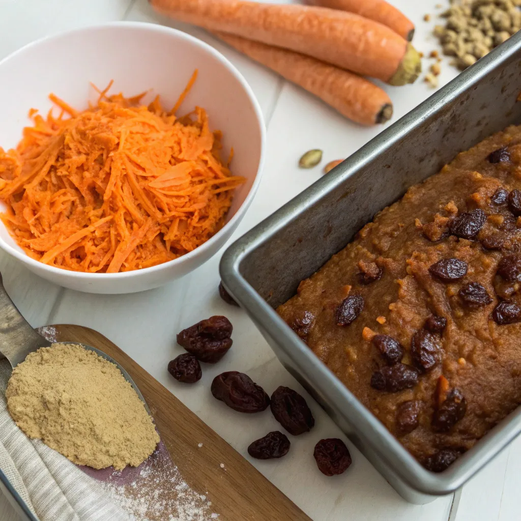 Carrot and Date Loaf