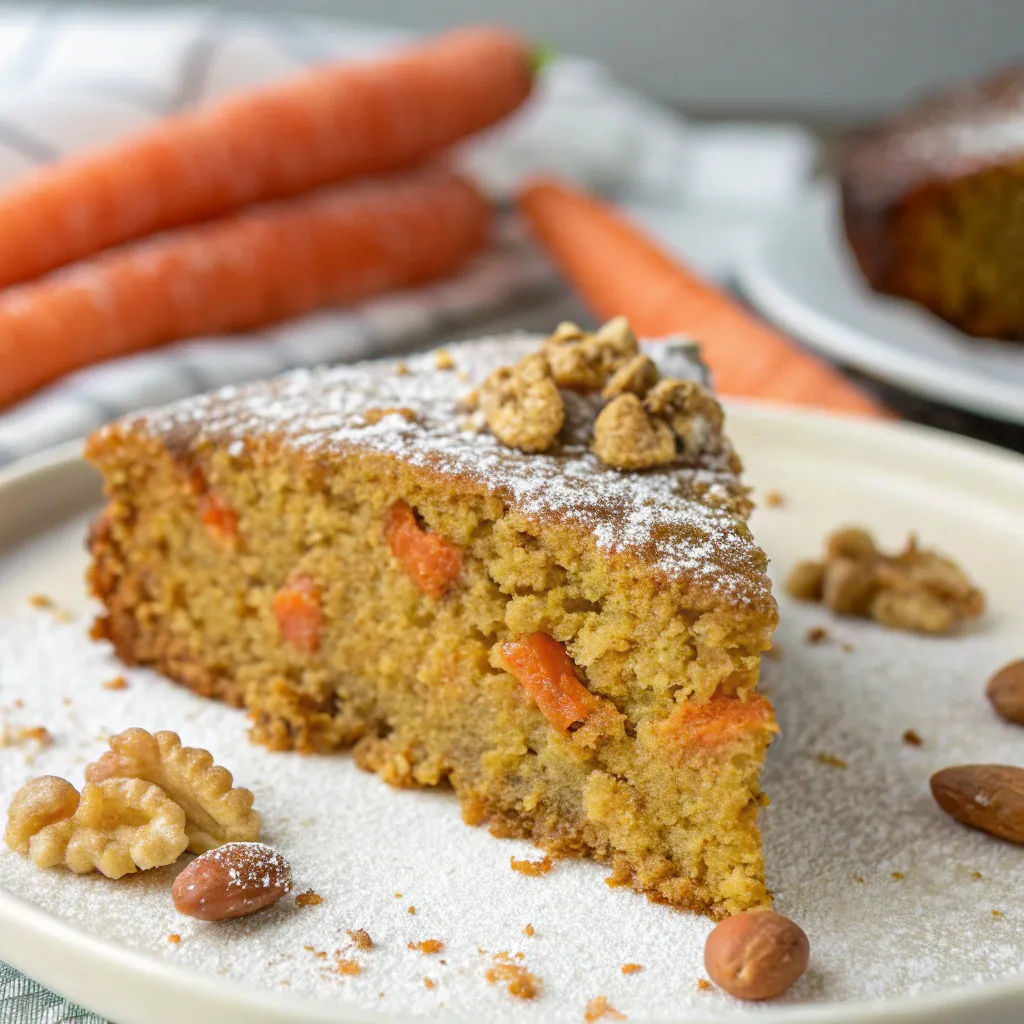 Chickpea Flour Carrot Cake
