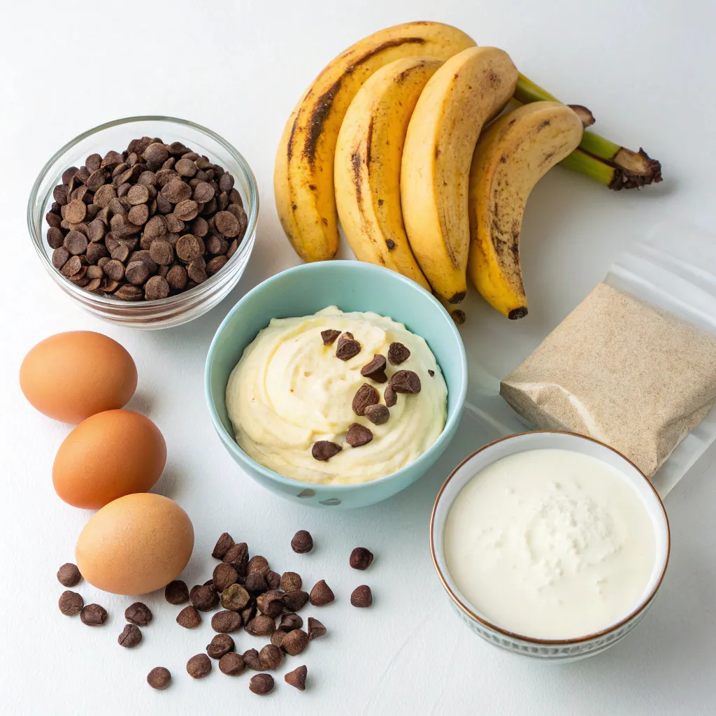 Chocolate Chip Yogurt Cake (No Flour)