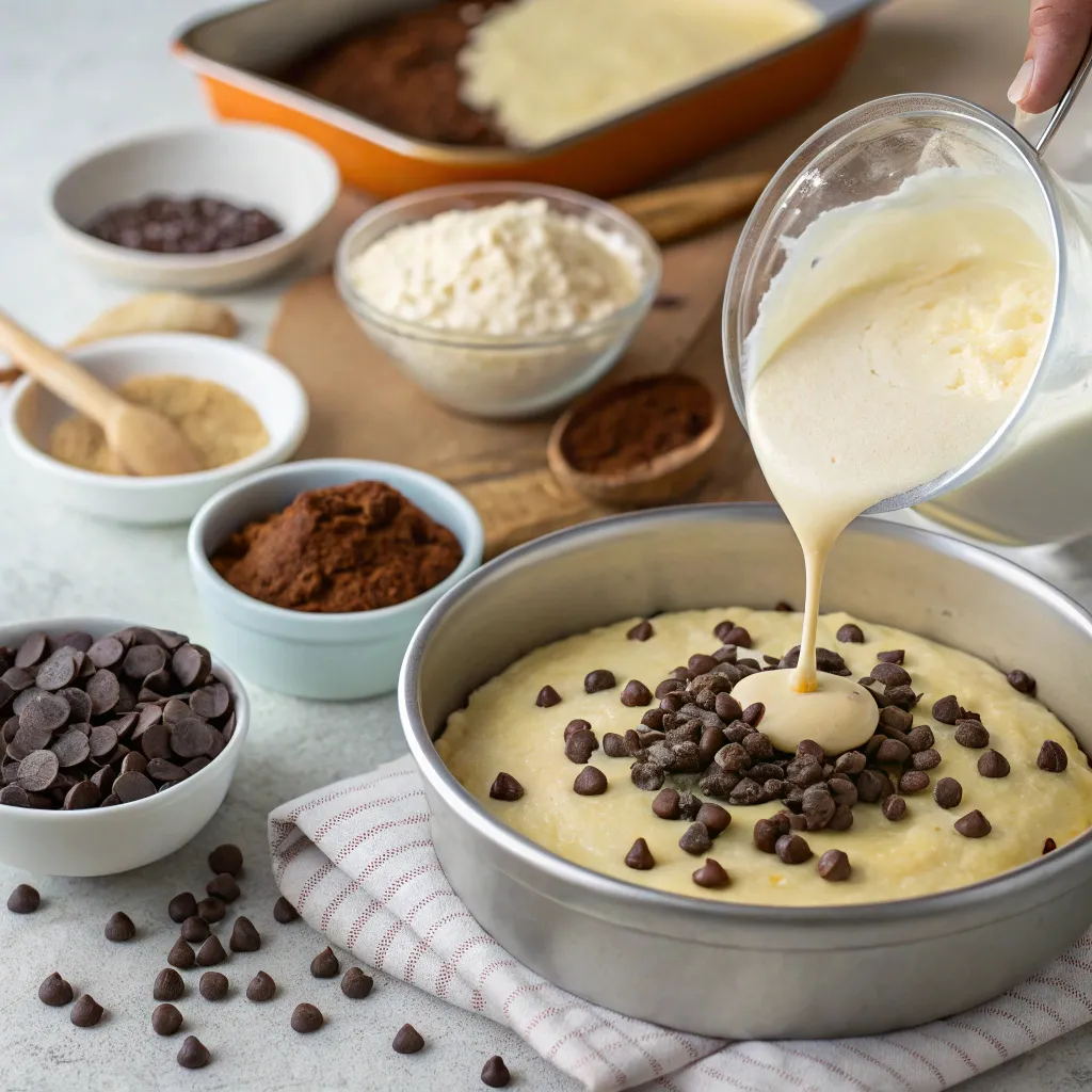 Chocolate Chip Yogurt Cake (No Flour)