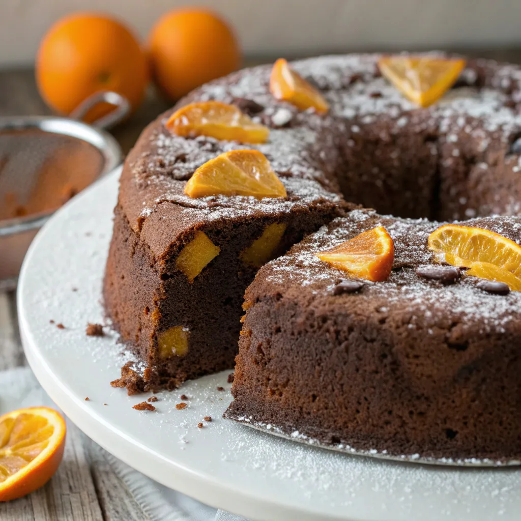 Chocolate Orange Yogurt Cake