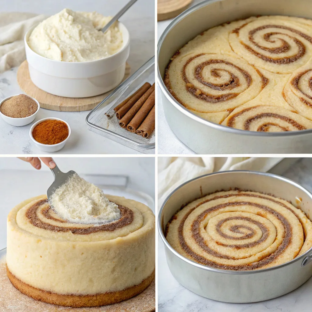Cinnamon Roll Cake