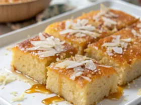 Classic Coconut Basbousa