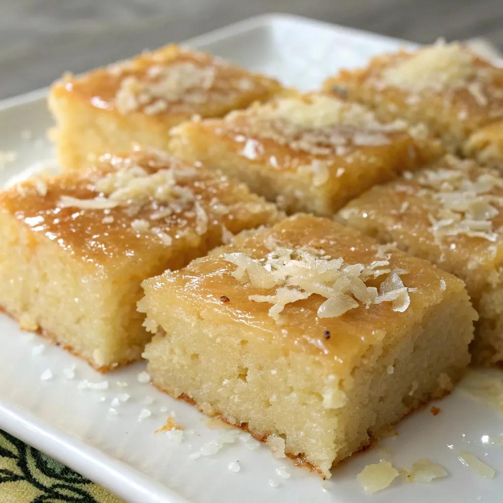 Classic Coconut Basbousa