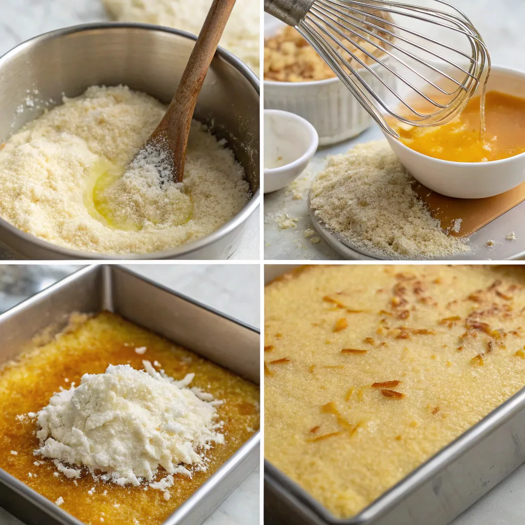 Classic Coconut Basbousa