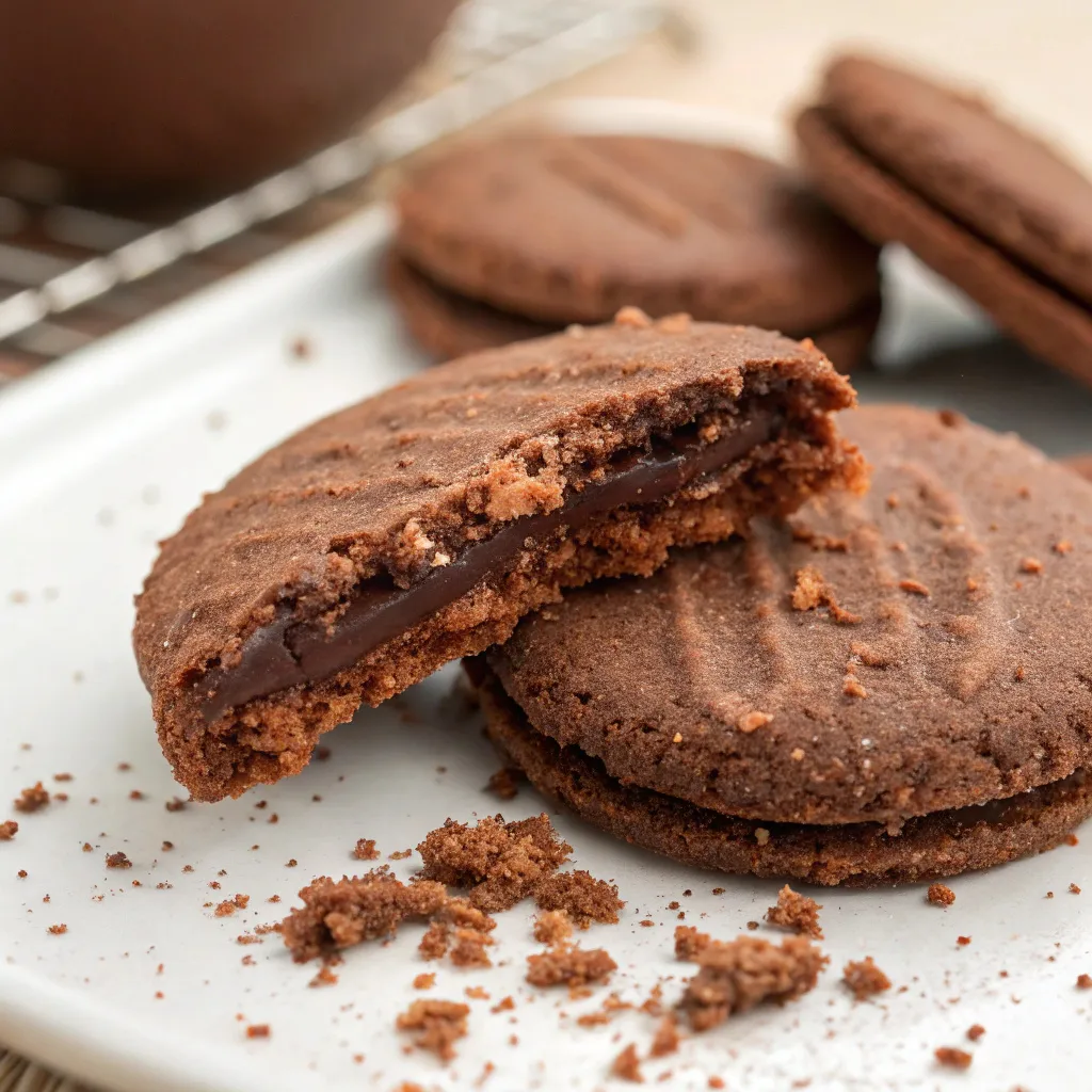 Cocoa Shortbread Cookies