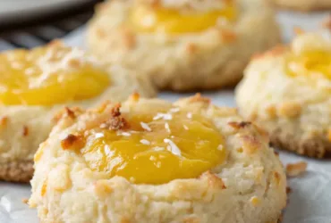 Coconut Lemon Curd Cookies