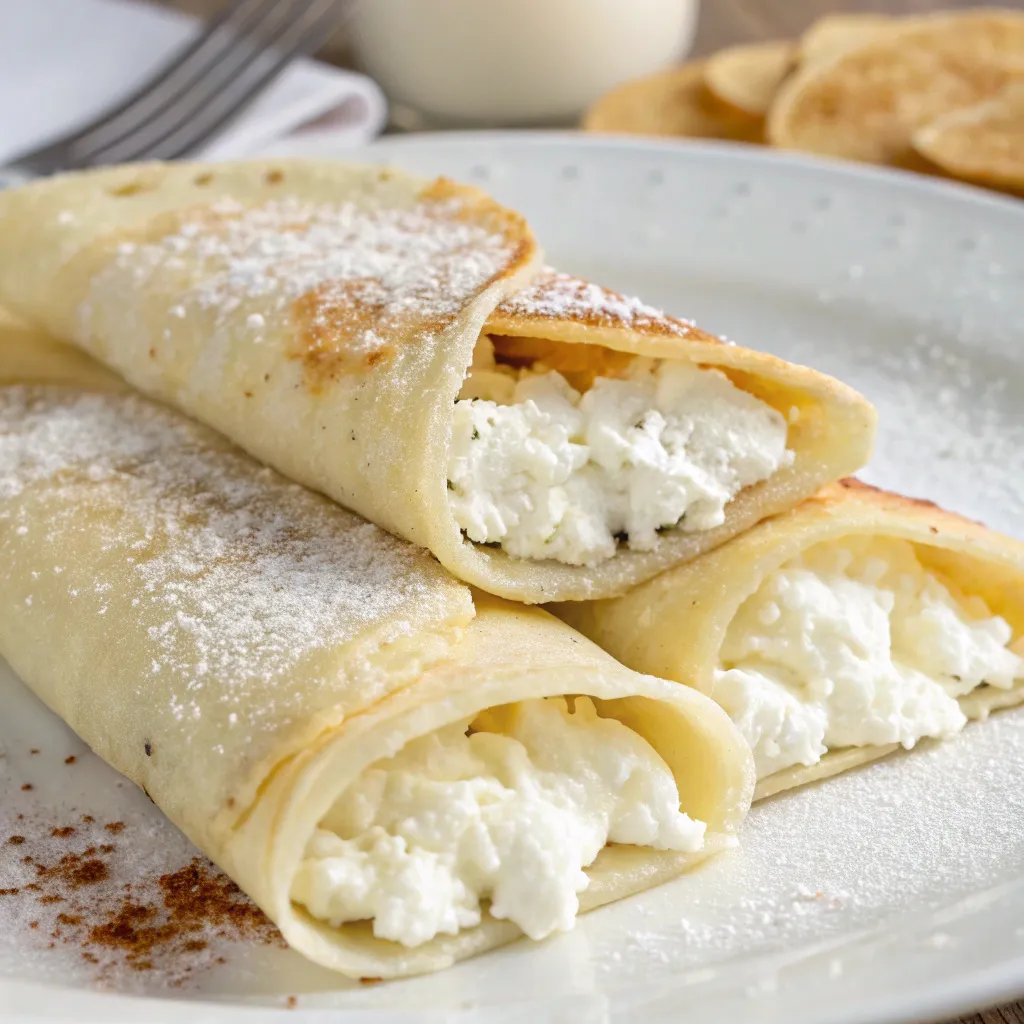 Cottage Cheese Crepes