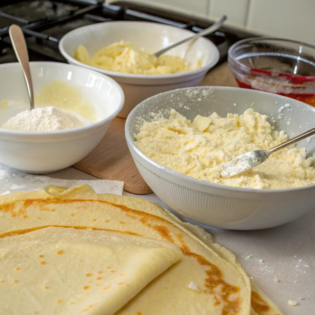 Cottage Cheese Crepes