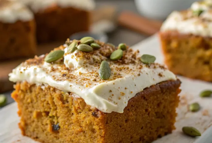 Cozy Pumpkin Purée Carrot Cake