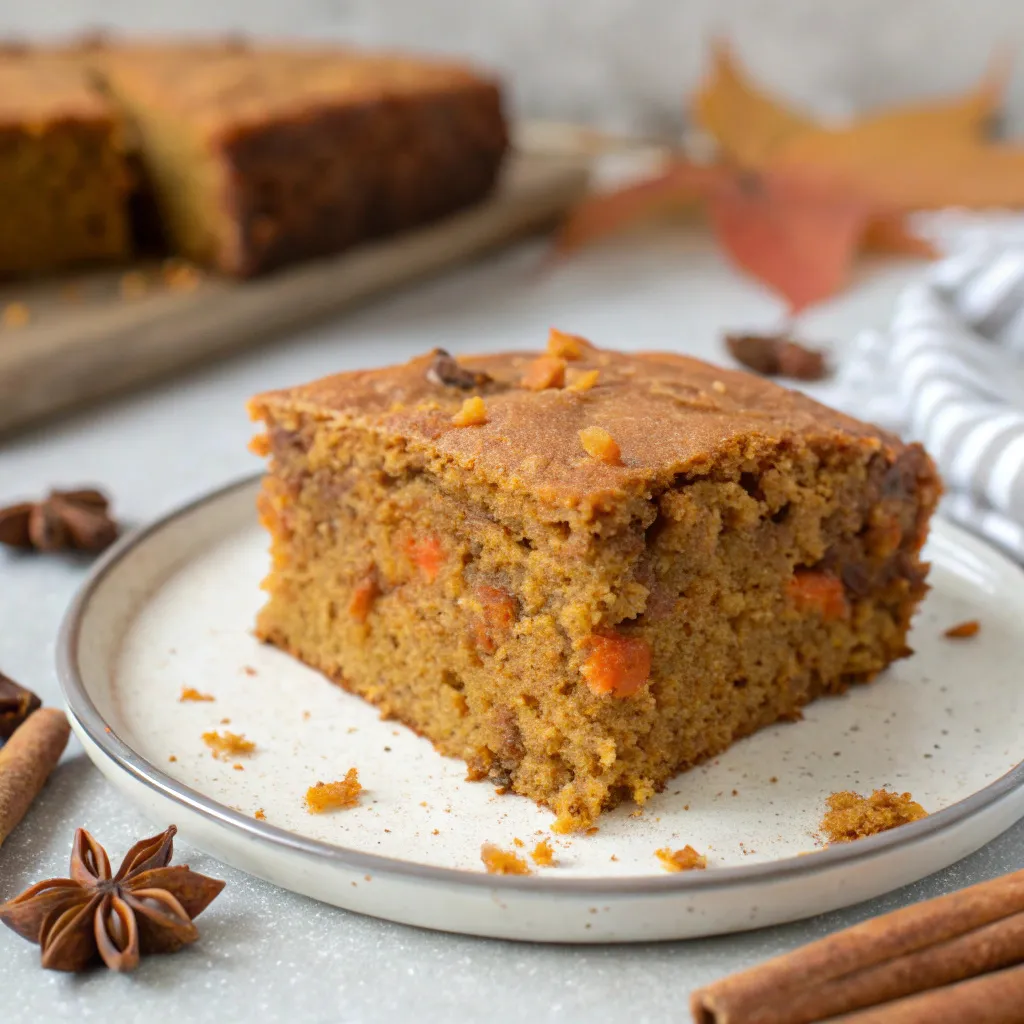 Cozy Pumpkin Purée Carrot Cake