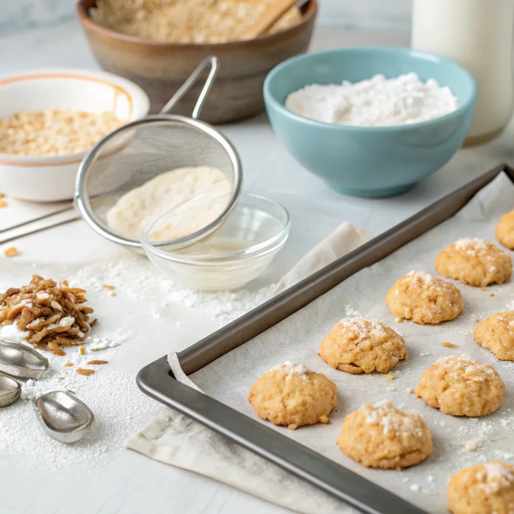 Crispy Coconut Cookies