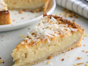 Crustless Coconut Pie