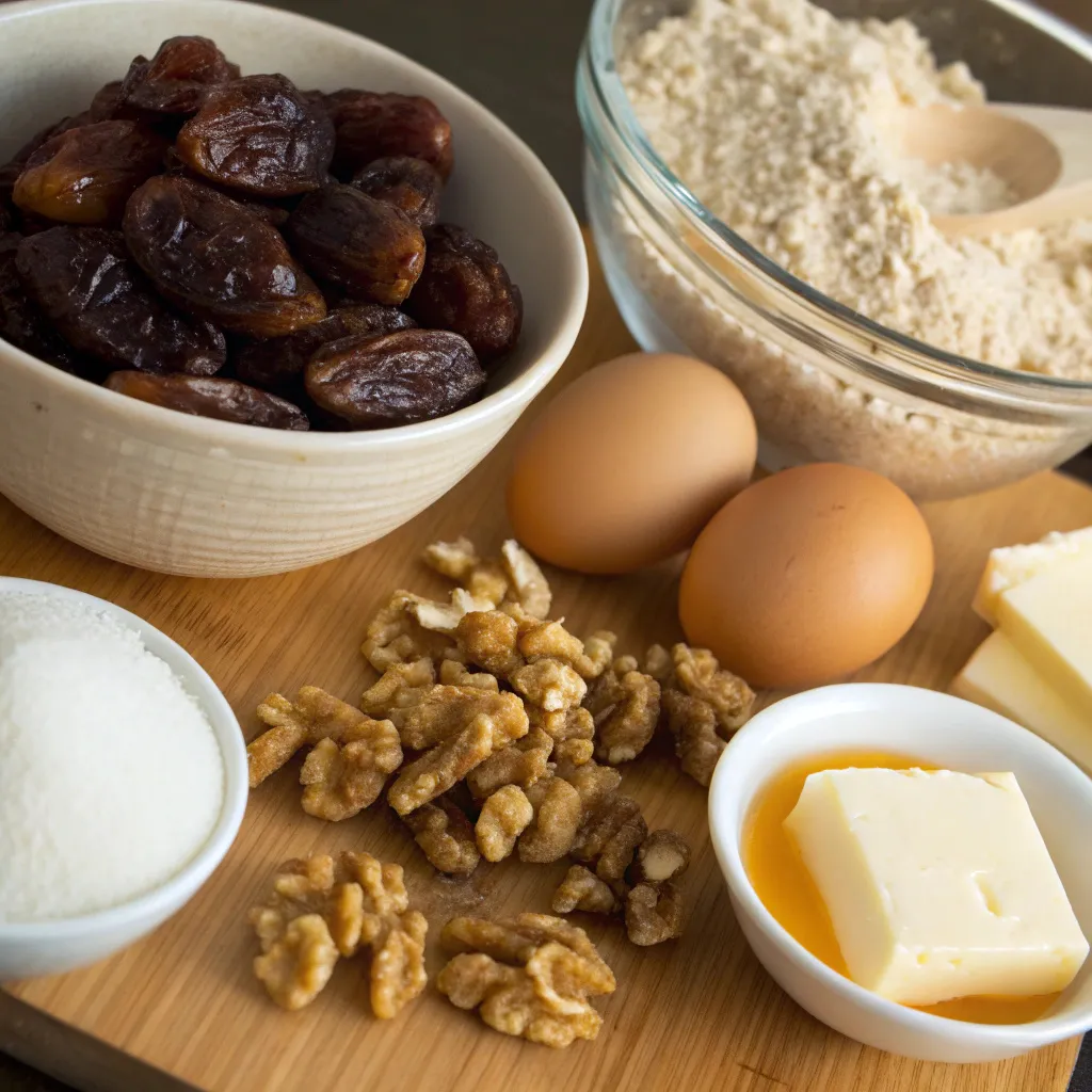 Date and Walnut Muffins
