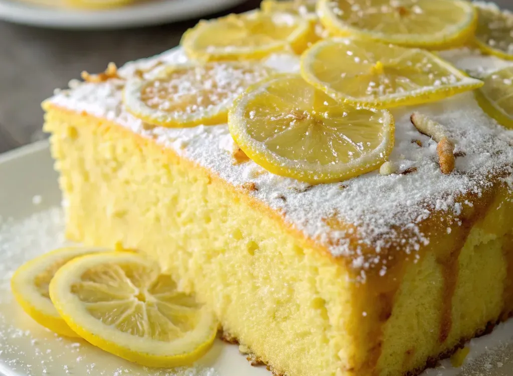 Delightfully Bright & Zesty Lemon Cake