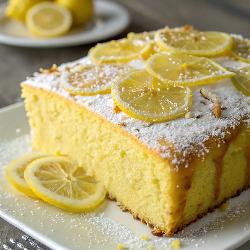 Delightfully Bright & Zesty Lemon Cake