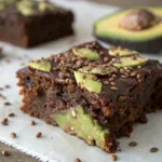 Flaxseed Chocolate Avocado Cake