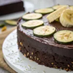 Flourless Chocolate Zucchini Cake with Banana